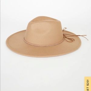 Tan fedora hat from lulus